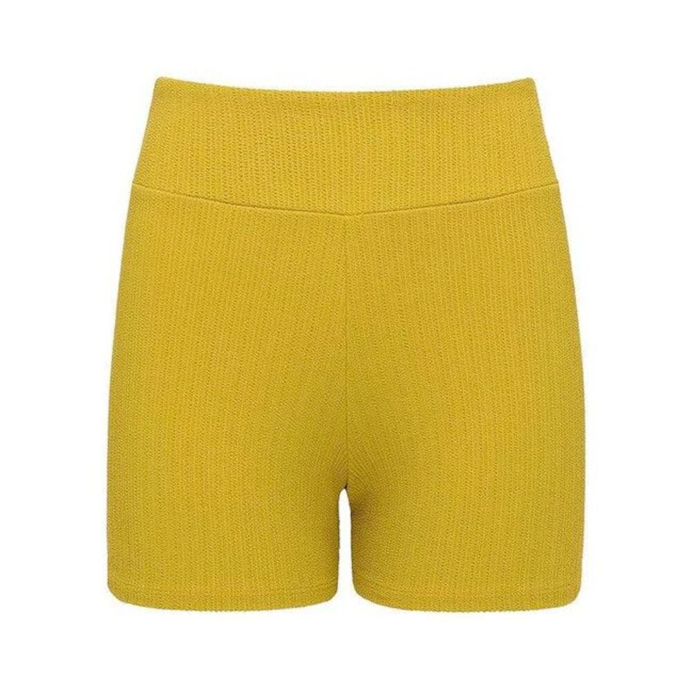Montce Swim Micro Scrunch Classic Bike Shorts Size S Key Lime (Yellow-Green)